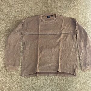 Arrow Men’s XL Brown Long Sleeve Shirt (Thick/Sweatshirtlike) - EUC